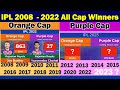  All IPL Orange  Purple Cap Winners List   2008 2022IPL Orange Cap Winner IPL Purple Cap Winners