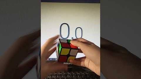 (Slow Motion) 2x2 Rubik