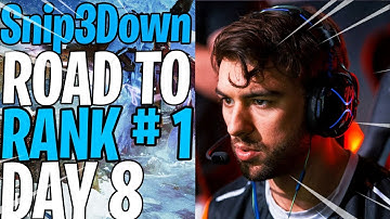 Snip3down (XBOX) ROAD TO RANK #1 DAY 8 - BEST CONTROLLER PLAYER - DEVOTION & WINGMAN - Apex Legends