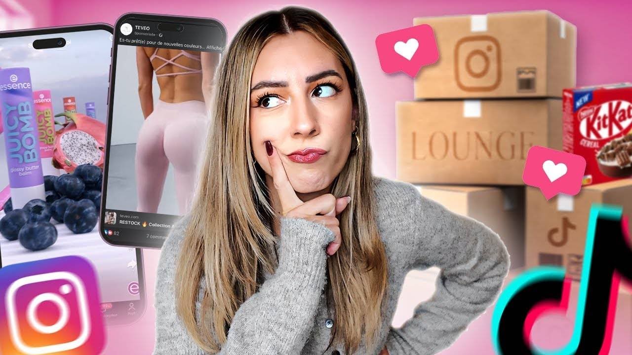 JE TESTE DES OBJETS DE PUBS INSTAGRAM & TIKTOK 📦💥 (déco, makeup, sport, nourriture...)