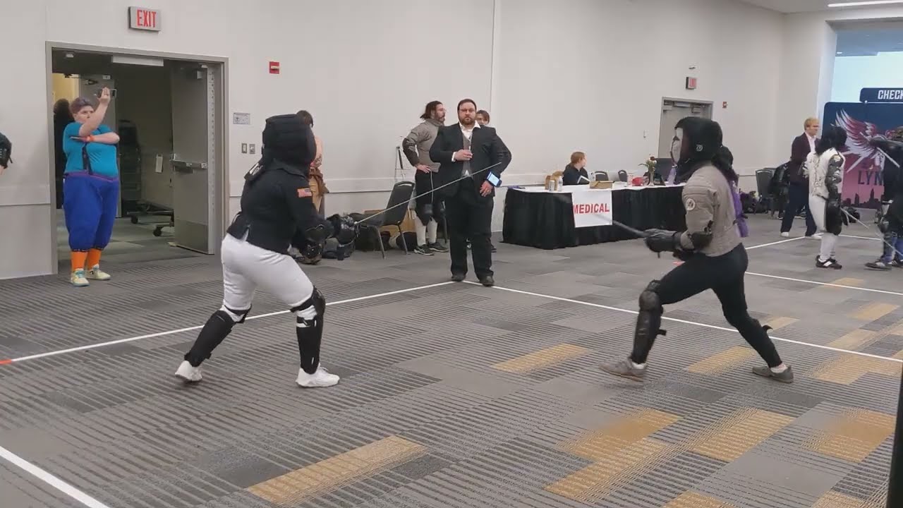Lacey Eck vs. Derek Ray: Lynx Cup 2026 Div 1 Longsword Pools