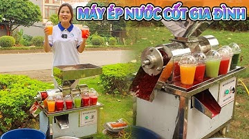 Máy Ép Nước Cốt Rau Củ Quả Năng Suất 60-90 Kg/Giờ Bình Quân