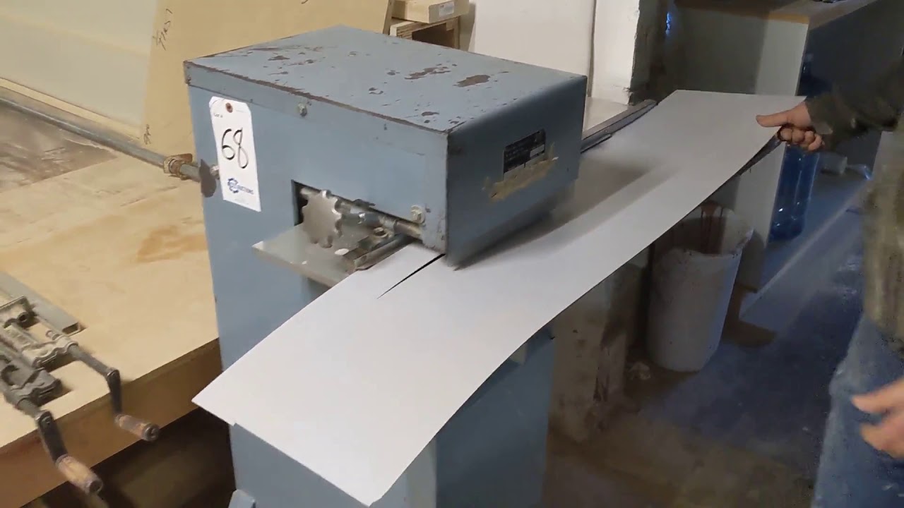 Marbel LS 7 Laminate slitter Lot 68 YouTube