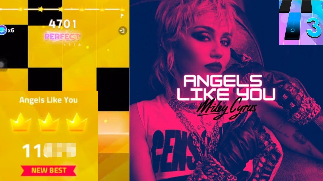 Miley Cyrus - Angels Like You in Magic Tiles 3 | How Far Can I Get?
