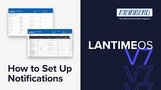 How to Set Up Notifications in Meinberg's LANTIME OS (LTOS)