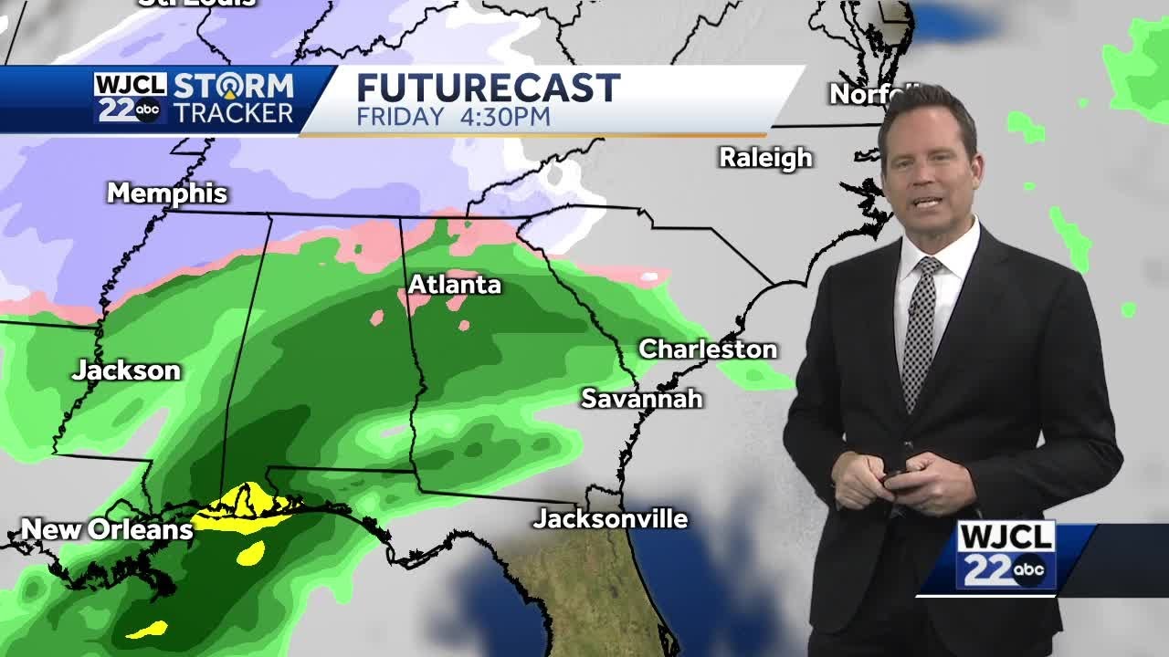 Tracking colder temperatures, late week storm system for Southeast ...