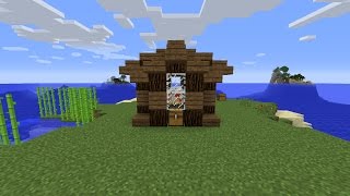 Minecraft how to build a chicken coop.