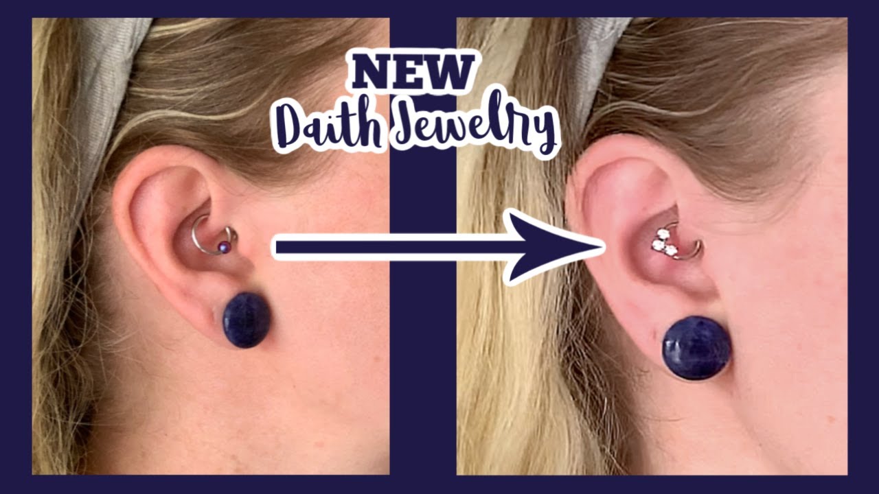 Changing My Daith Jewelry for the First Time 