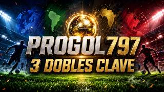 🎯 Progol 797 Media Semana: Quiniela con 3 Dobles