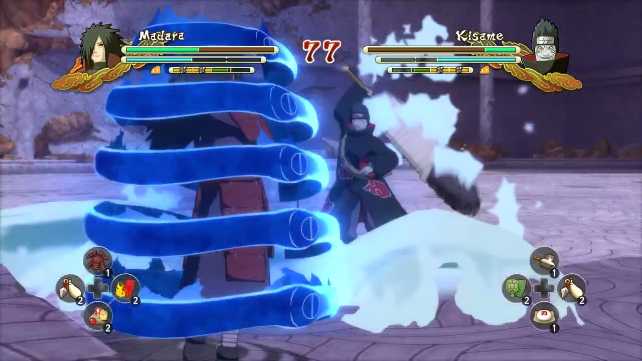 Madara vs Kisame - Naruto Shippuden Ultimate Ninja Storm 3 Full Burst