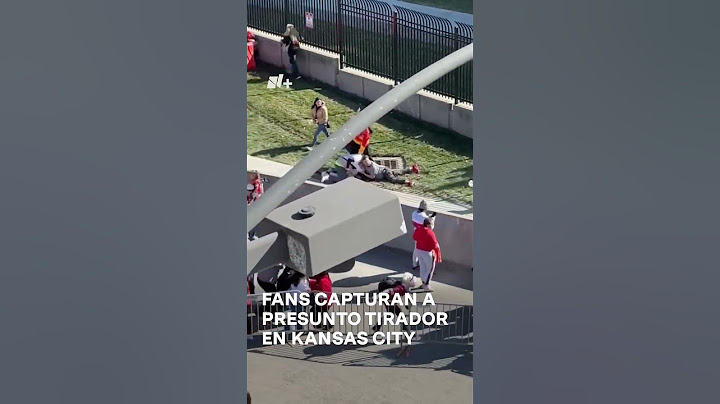 Tiroteo en Kansas City: Fans capturan a presunto tirador - N+ #Shorts