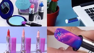 CONVIERTE TU MAQUILLAJE EN UTILES ESCOLARES MANUALIDADES FACILES DIY PASO A PASO