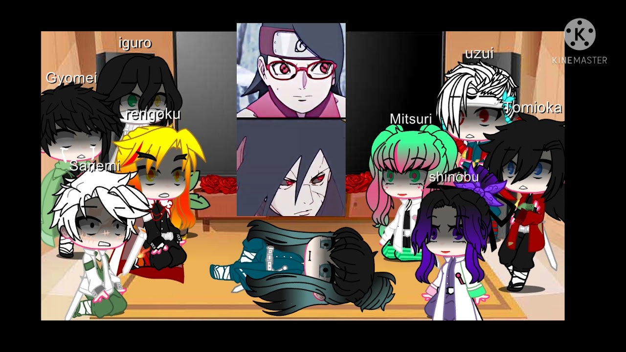 ✨❤️//Los Hashiras reaccionan a t/n (t/n es sarada uchiha) //❤️✨