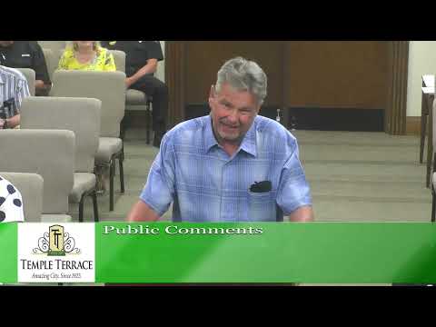 Temple Terrace City Council Council 6-21-22