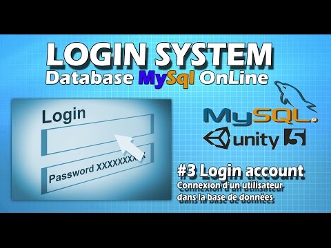 #3 Login Account (login utilisateur dans la bdd MySql)