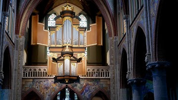 Correa de Arauxo - Tiento de medio registro de dos tiples, by Pieter Dirksen, Severin organ [1650]