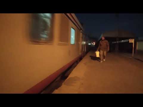 دخول قطار 586 اسكندريه المنصوره محطه سمنود بجرار جينرال