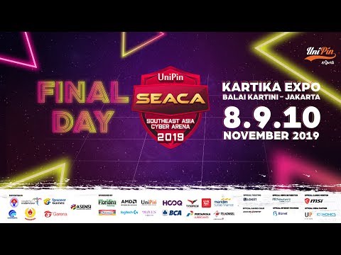 Live Official Livestream Grand Final Unipin Seaca 2019 Day 3 Youtube