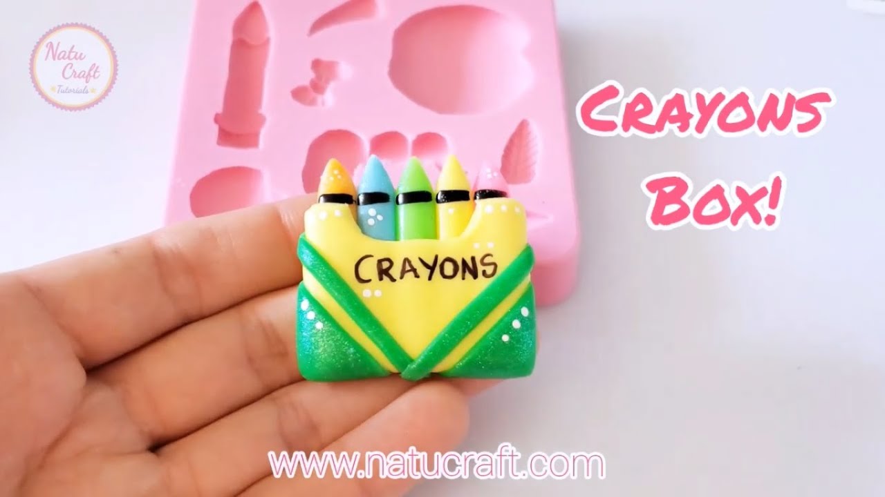 DIY Crayons Box - Back to school Multi-project silicone mold - YouTube