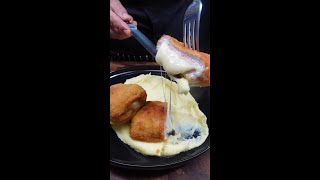 Cordon Bleu 💛😋 Super Cheesy And Stringy! #Asmr #Recipe