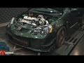 Integra dc5 k20 430whp  ie900r turbo  dyno run