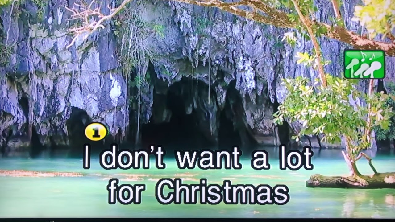 ALL I WANT FOR CHRISTMAS IS YOU - karaoke - YouTube