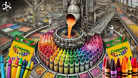 How Crayons are Made in Factory