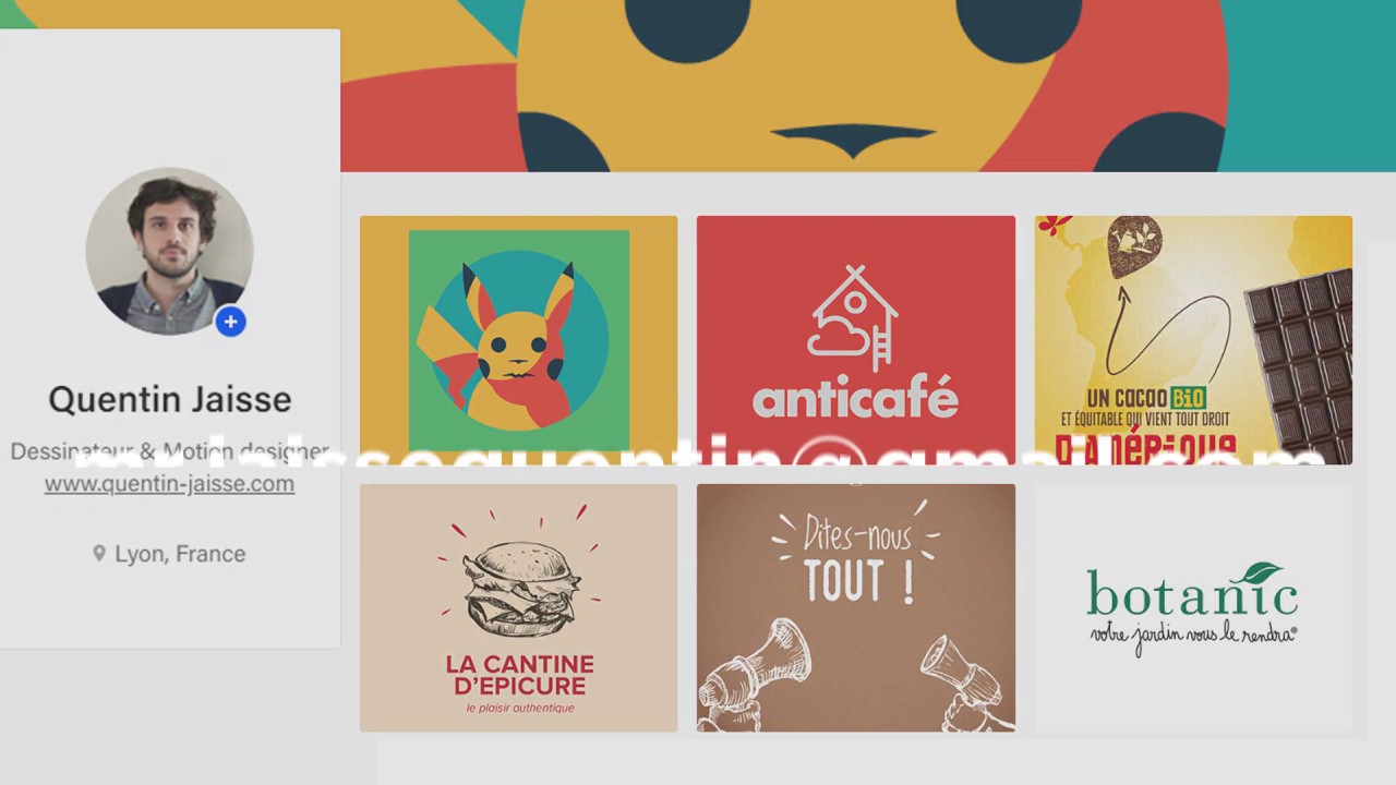 CV Vidéo / Quentin Jaisse, dessinateur et motion designer - YouTube