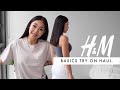 H&M BASICS Try on Haul & Review | 2021
