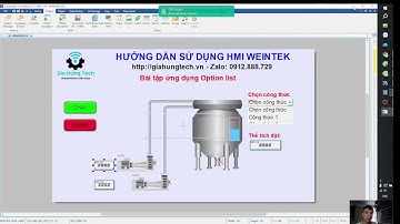 HMI Weintek - Bài 11:  Ứng dụng Option list và lập trình SCL trong PLC 1200