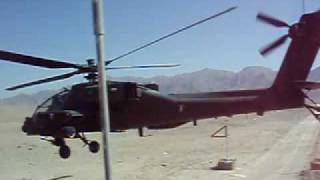 Apache low flyby