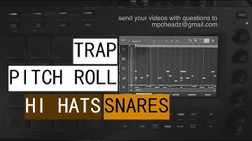 Trap Hi Hat Pitch roll using automation an the list edit - MPC tutorials
