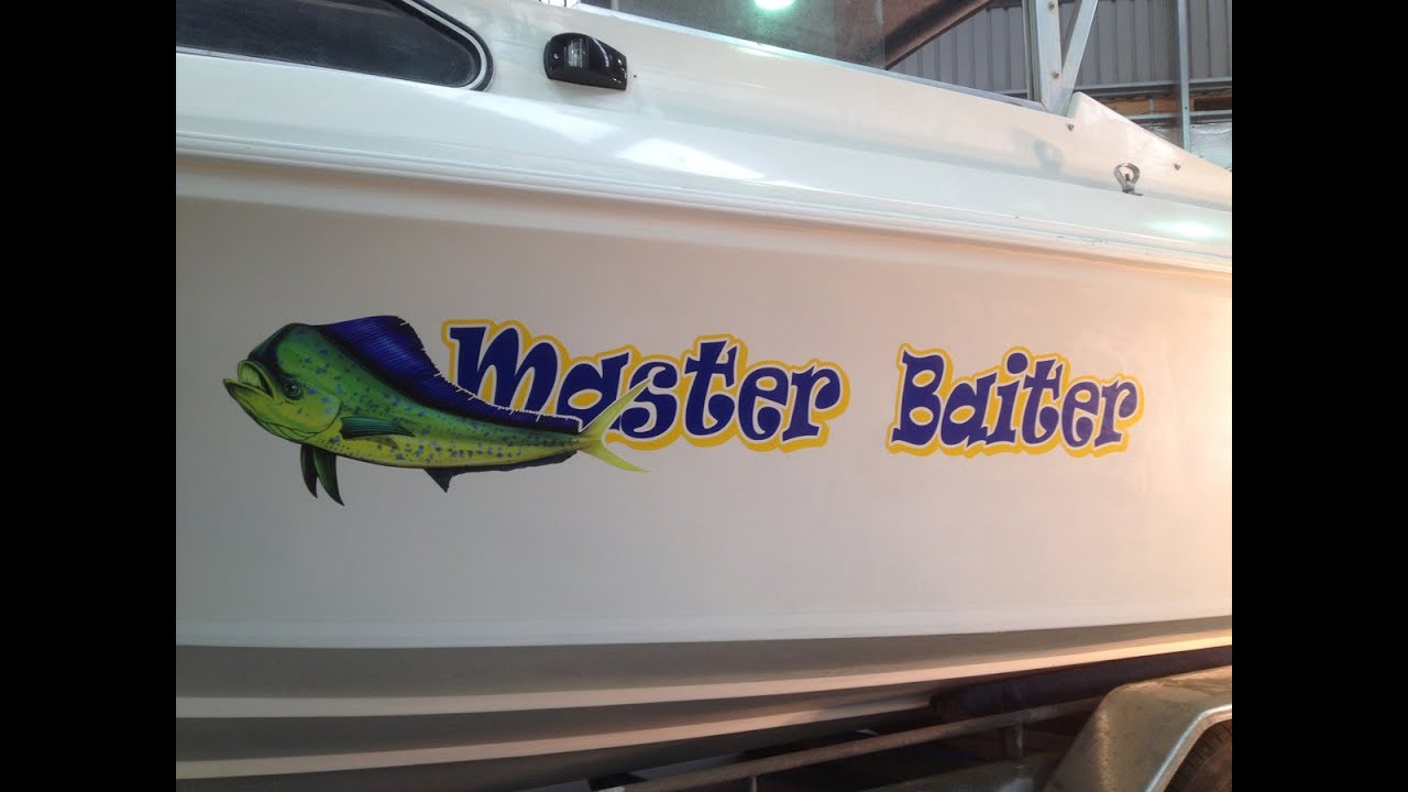 How To Apply a Boat Name easily like a pro - YouTube