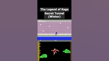 The Legend of Kage (NES) - Secret Tunnel (Winter)