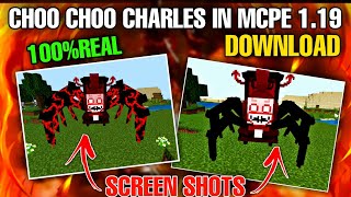 Choo Choo Charles Addon Download For Mcpe 1.19 || Choo Choo Charles Mod Ko Mcpe Me Kaise Dale || screenshot 4