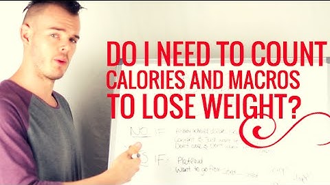 Do I Have To Count Calories Or Macros To Lose Weight