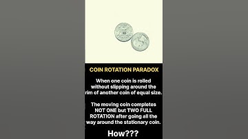 Coin Rotation Paradox #paradox #illusion #mathematics #quantumphysics #science