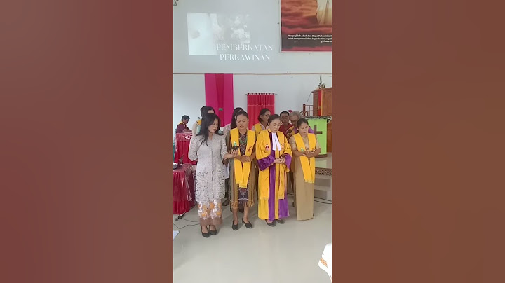 Puji-pujian Pemberkatan Pernikahan SRI & FRANS #wedding#adatoraja#pernikahankristen#gerejatoraja