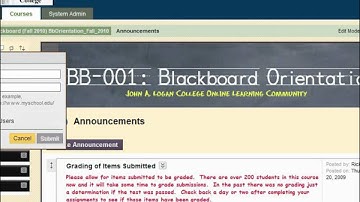 Blackboard 9.1: Adding a Menu Button (Bb003)