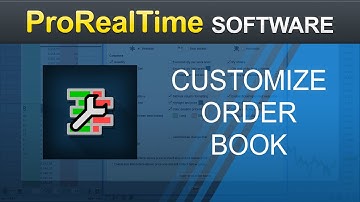 Order book customization - ProRealTime 10.3