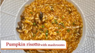 ریزوتوRisotto alla zuccaبرنج ایتالیاییهالووین رسپیhalloween