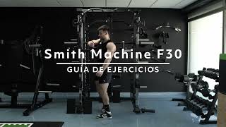 GUÍA DE EJERCICIOS FULL BODY EN MULTIPOWER | SMITH MACHINE F30 | FITNESS TECH FT-28559