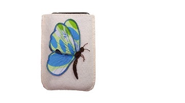 How to make a felt butterfly applique - #61