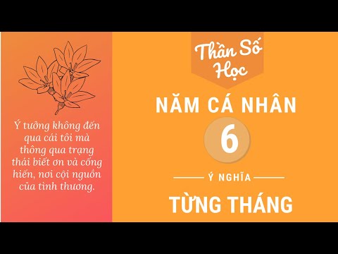 Video Phần 8.7: Năm Cá Nhân Số 6 - Ý Nghĩa Từng Tháng | Thần... - YouTube