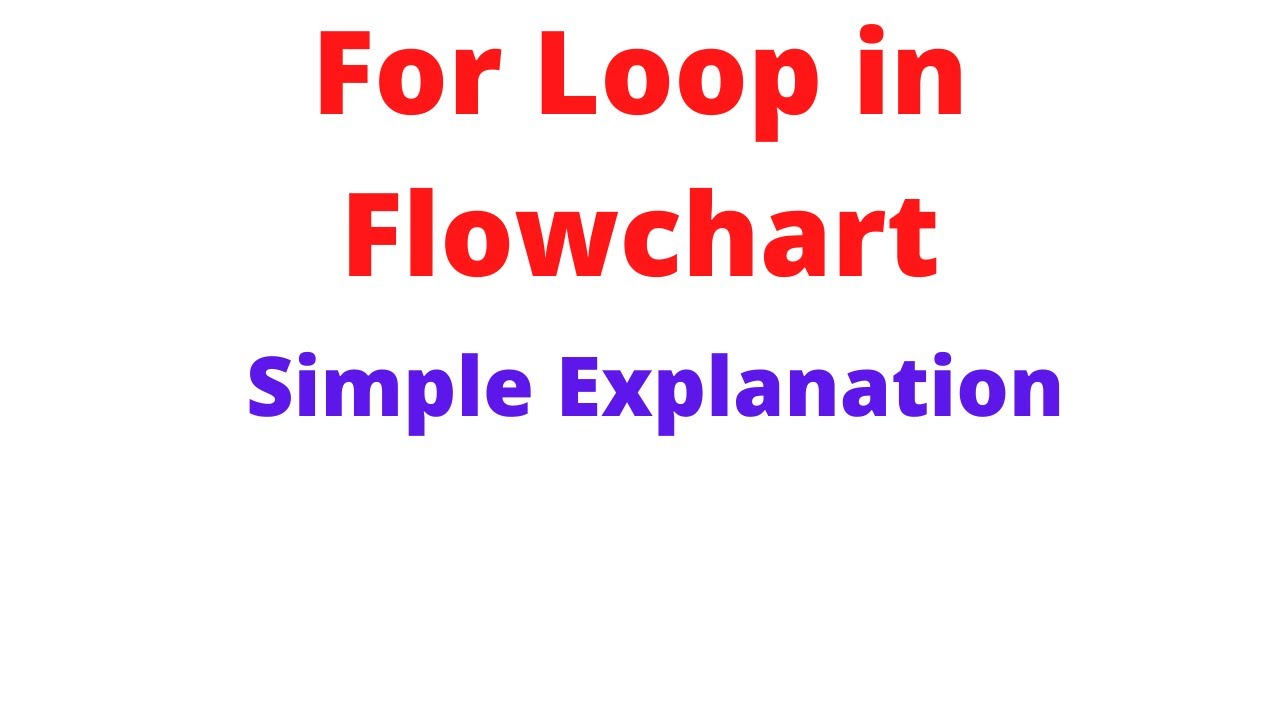For loop in Flowchart - YouTube
