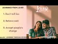 3 things to learn from lover  lover manikandan tamil cinema learning trending  friendship