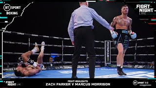 Zach Parker v Marcus Morrison Fight Highlights | Statement Knockout From Canelo's No.1 Challenger