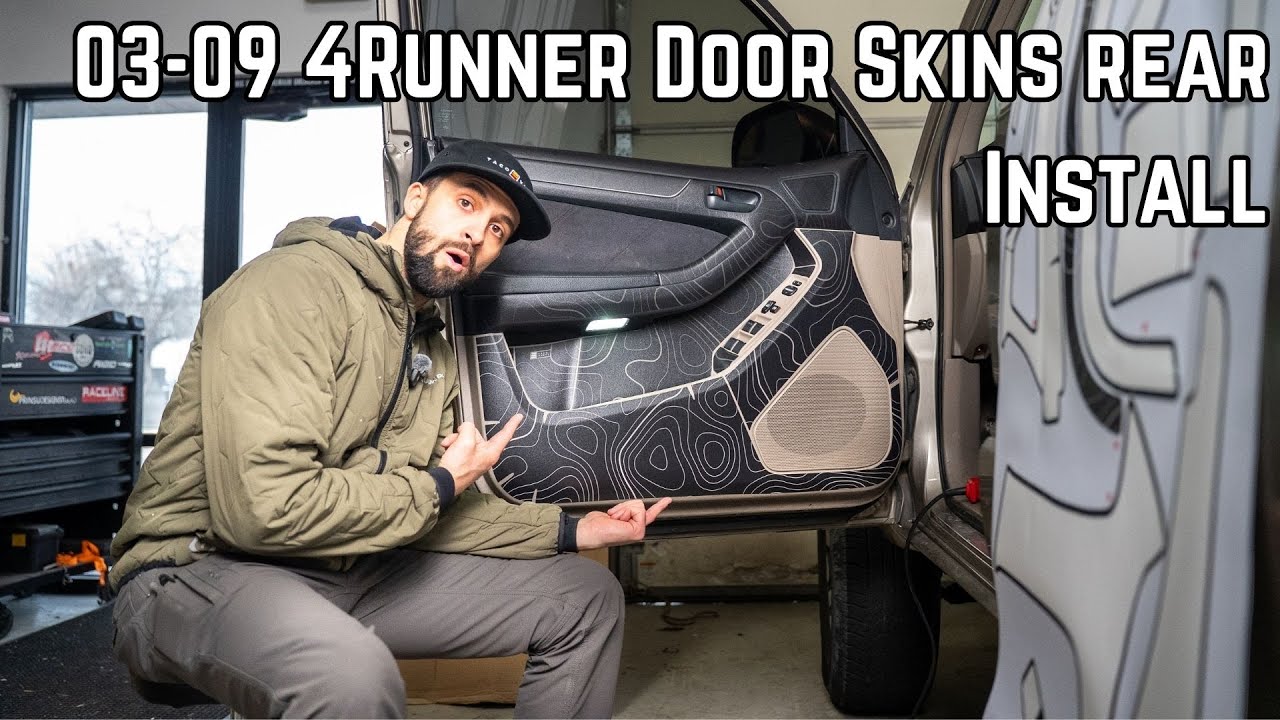 03-09 4Runner Front Door Skin Install | Taco Vinyl