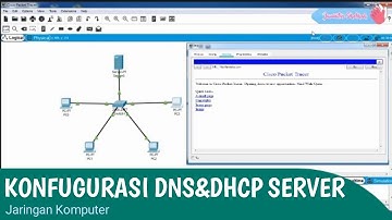 Konfigurasi DNS Server dan DHCP Server di Cisco Packet Tracer