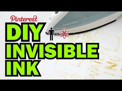 DIY Invisible Ink - Man Vs Science